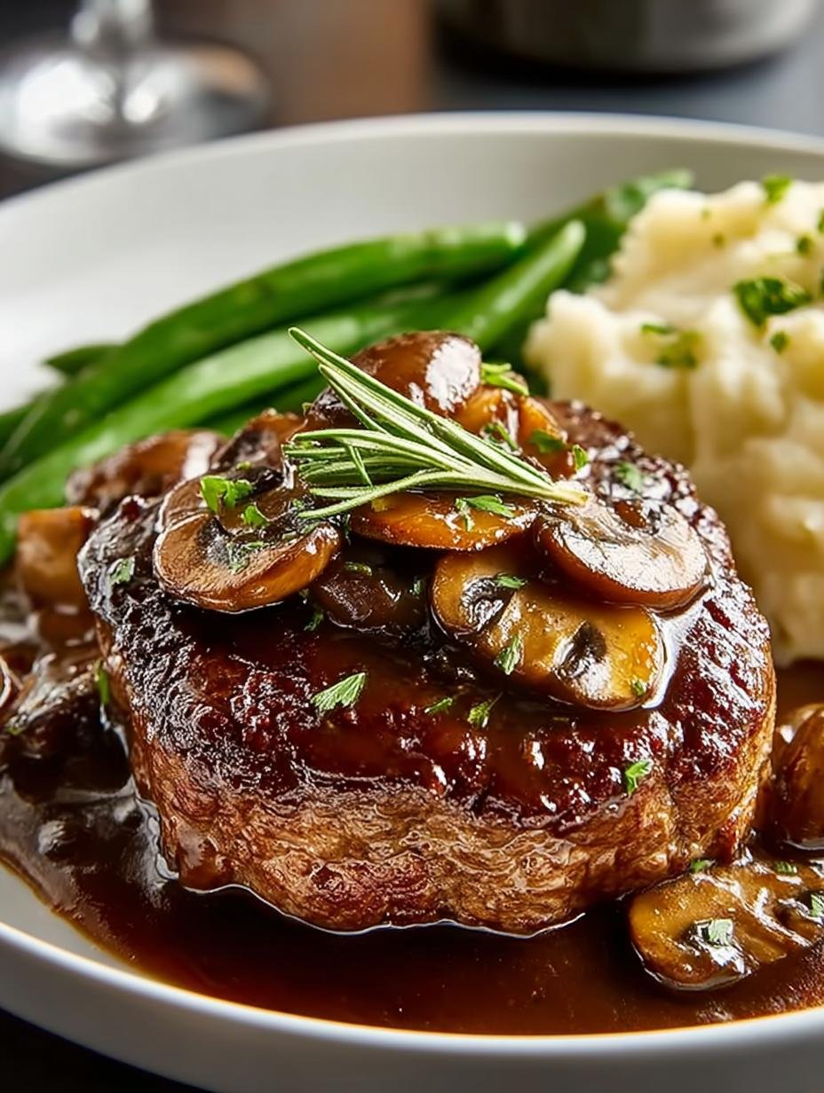 Homemade Salisbury Steak: 45-Minute Comfort Food - Salisbury Steak - additional detail