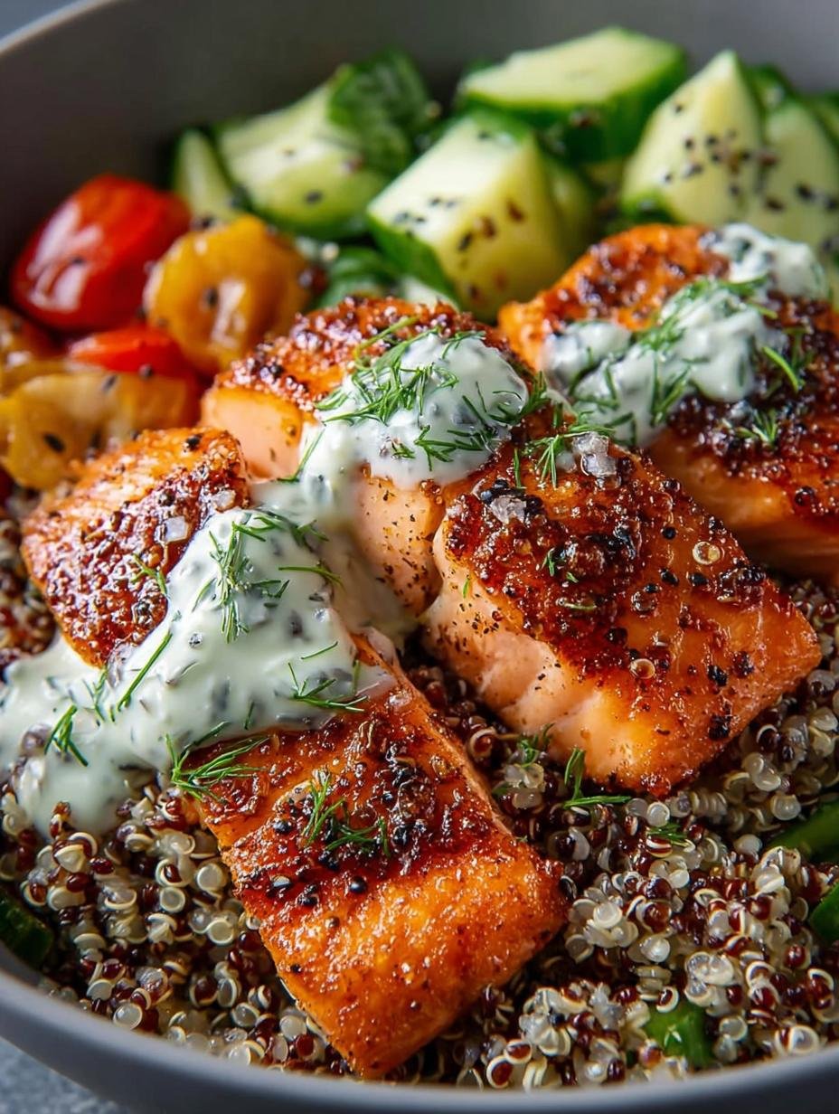 Salmon Quinoa Bowls: 4 Steps to a Protein-Packed Delight - Salmon Quinoa Bowls - main visual representation