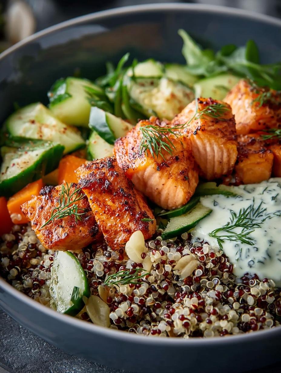 Salmon Quinoa Bowls: 4 Steps to a Protein-Packed Delight - Salmon Quinoa Bowls - additional detail