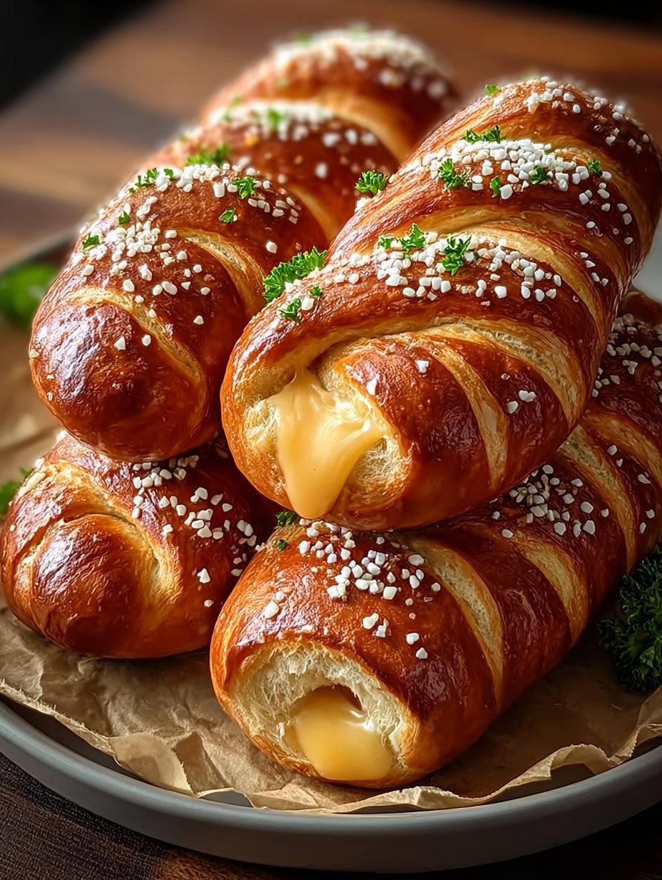 Soft Baked Cheesy Pretzel Dogs: 8 Irresistible Snacks - Soft Baked Cheesy Pretzel - main visual representation