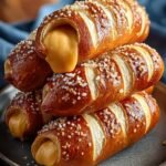 Soft Baked Cheesy Pretzel