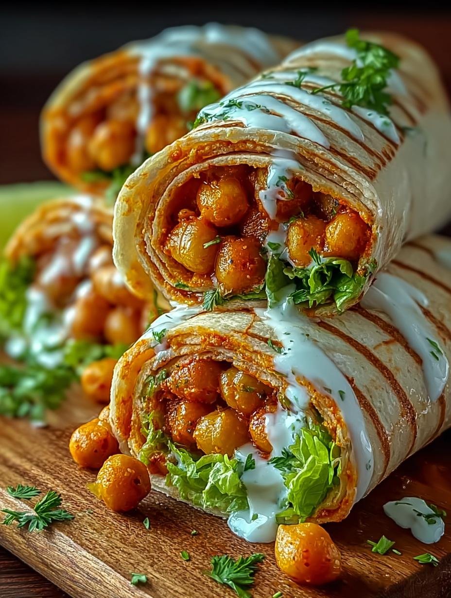 Spicy Buffalo Chickpea Wraps: 5 Bold Flavors to Savor - Spicy Buffalo Chickpea Wraps - additional detail