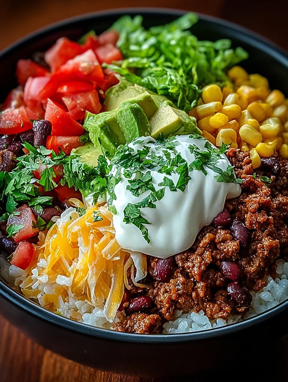 Flavorful Taco Rice Bowl for Easy Dinner Nights