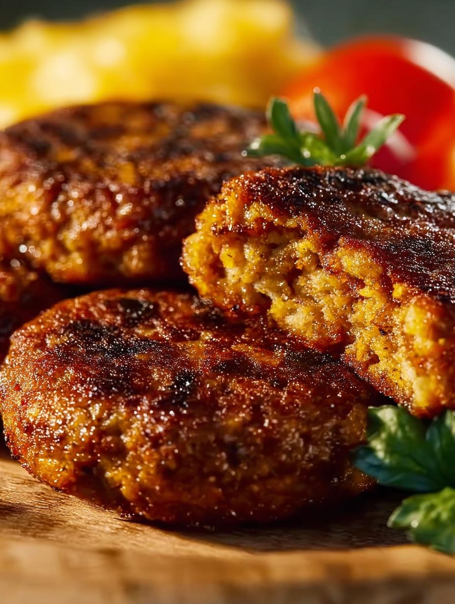 Vegan Breakfast Sausage Patties