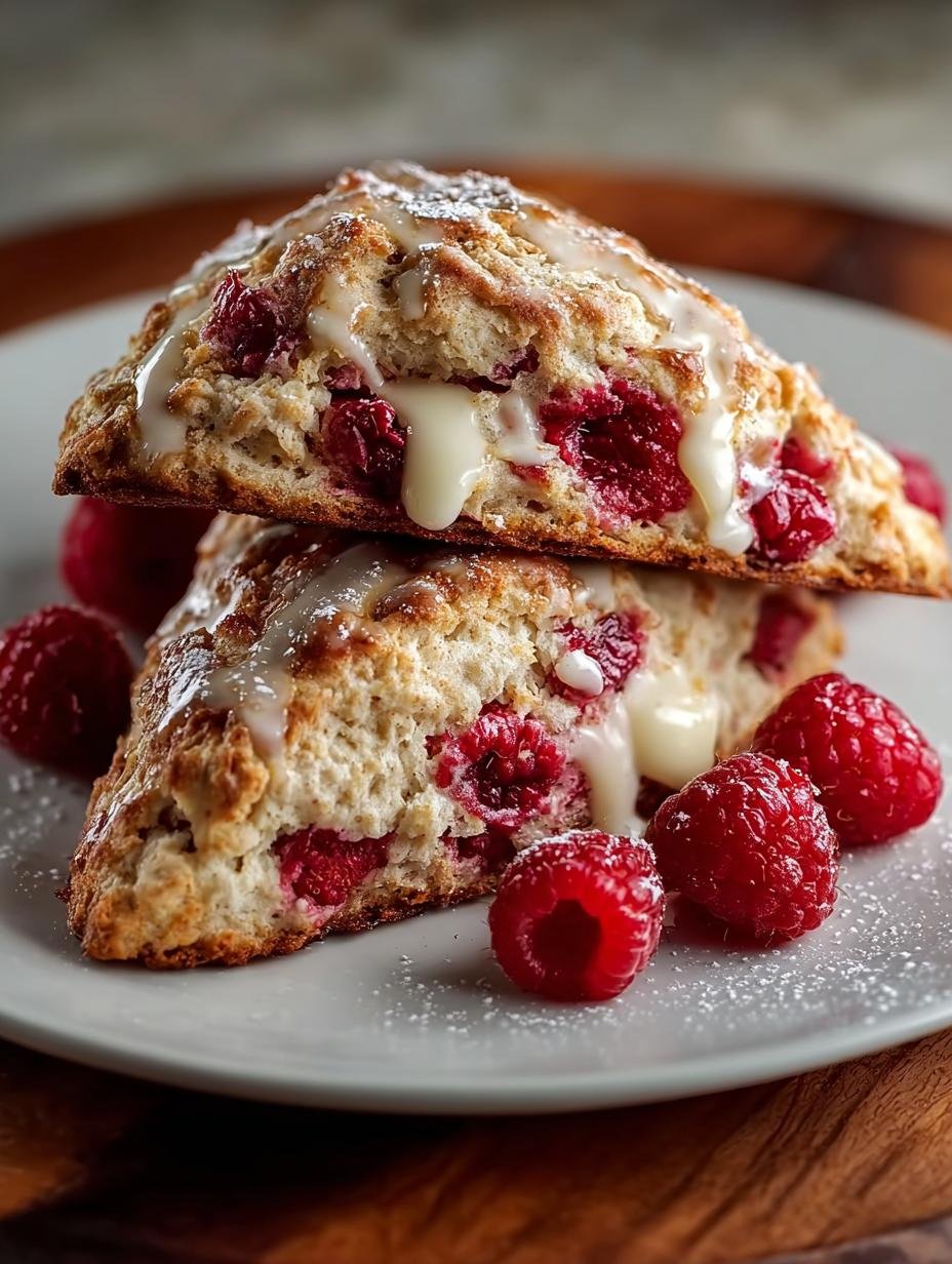 Delicious White Chocolate Raspberry Scones Recipe - White Chocolate Raspberry Scones - main visual representation