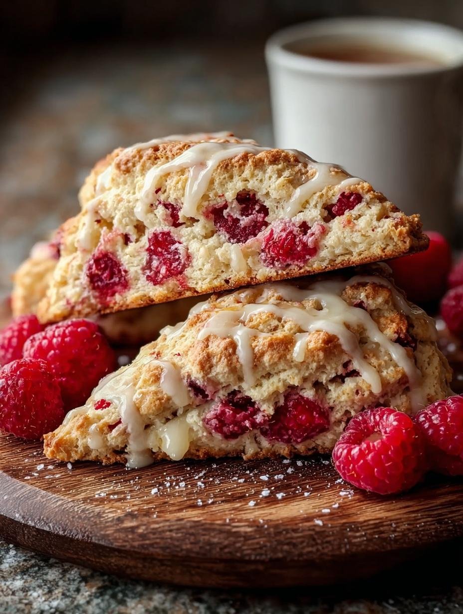 Delicious White Chocolate Raspberry Scones Recipe