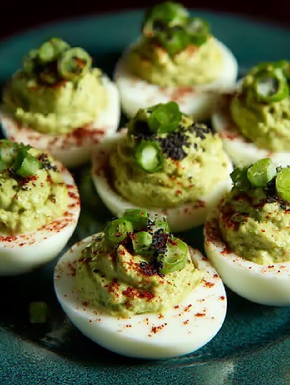 Avocado Deviled Eggs: 5 Reasons to Love This Creamy Delight - Avocado Deviled Eggs - additional detail