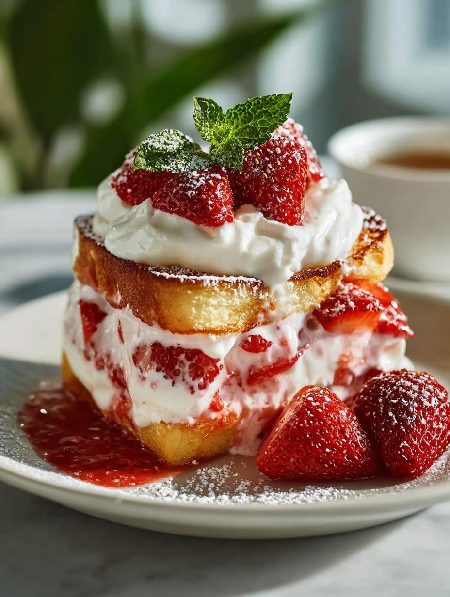 Baked Strawberries Cream French: 5 Sweet Indulgences - Baked Strawberries Cream French - main visual representation