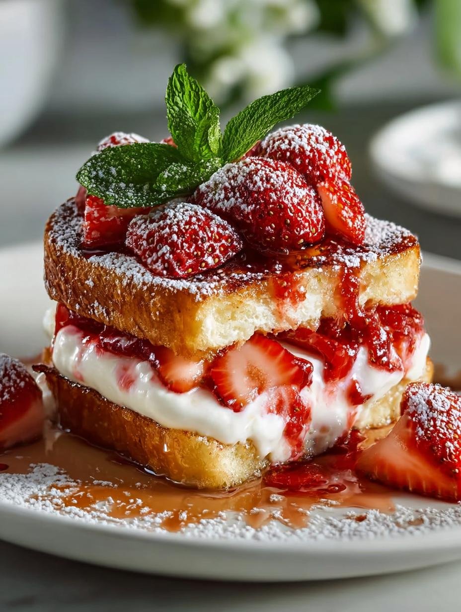 Baked Strawberries Cream French: 5 Sweet Indulgences - Baked Strawberries Cream French - additional detail