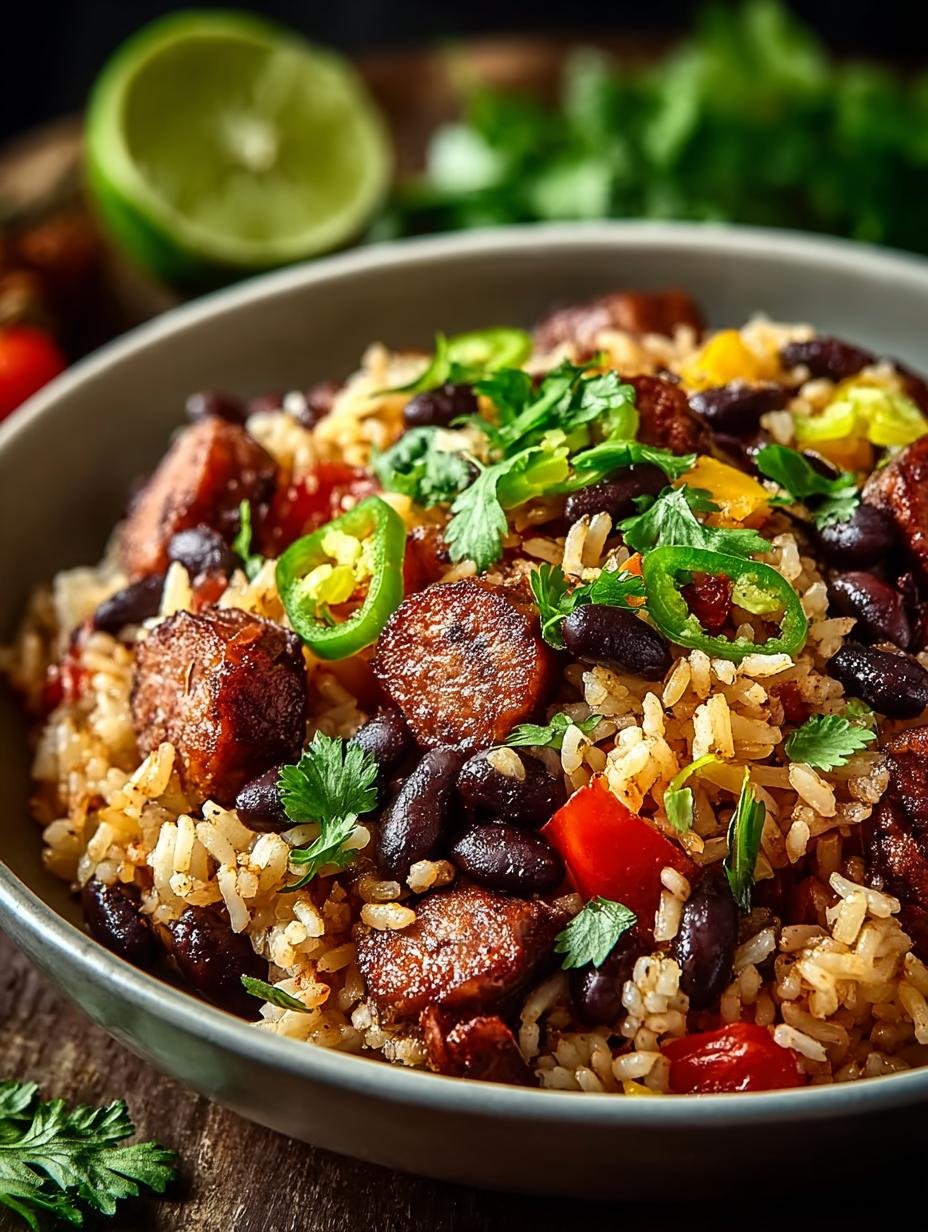 Black Beans Sausage Rice: 30-Minute Comfort Dish - Black Beans Sausage Rice - main visual representation