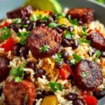 Black Beans Sausage Rice