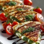 Caprese Pesto Quesadillas Balsamic