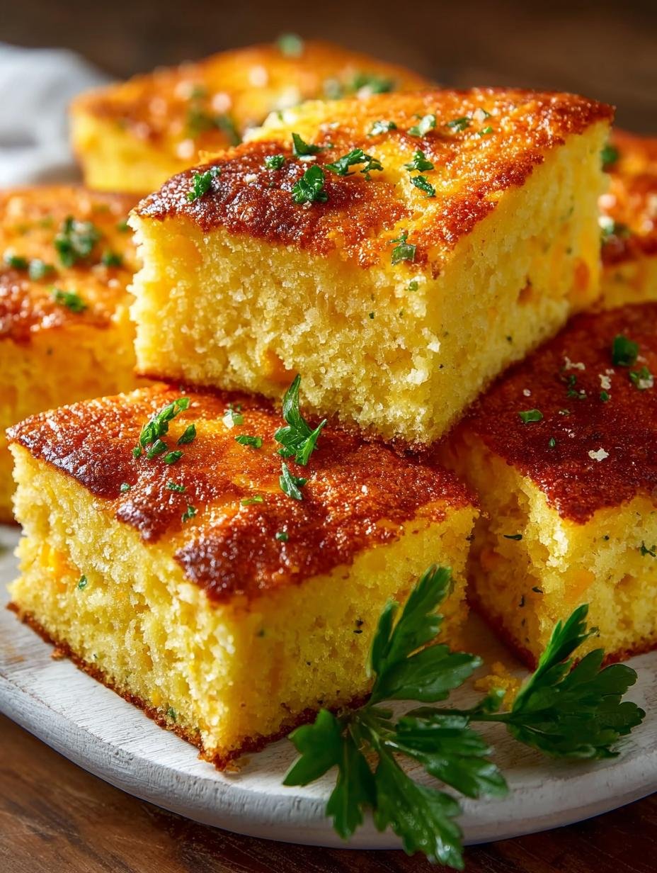 Cheddar Cornbread Cheese Bread: 12 Gooey Squares to Savor - Cheddar Cornbread Cheese Bread - main visual representation