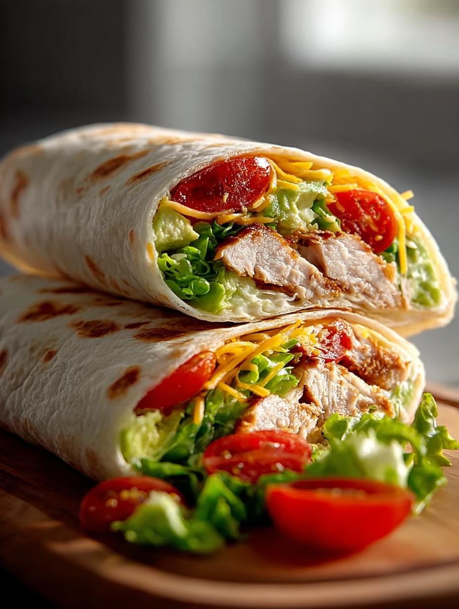 Chicken Avocado Wrap For Quick Healthy Eating - Chicken Avocado Wrap For - additional detail