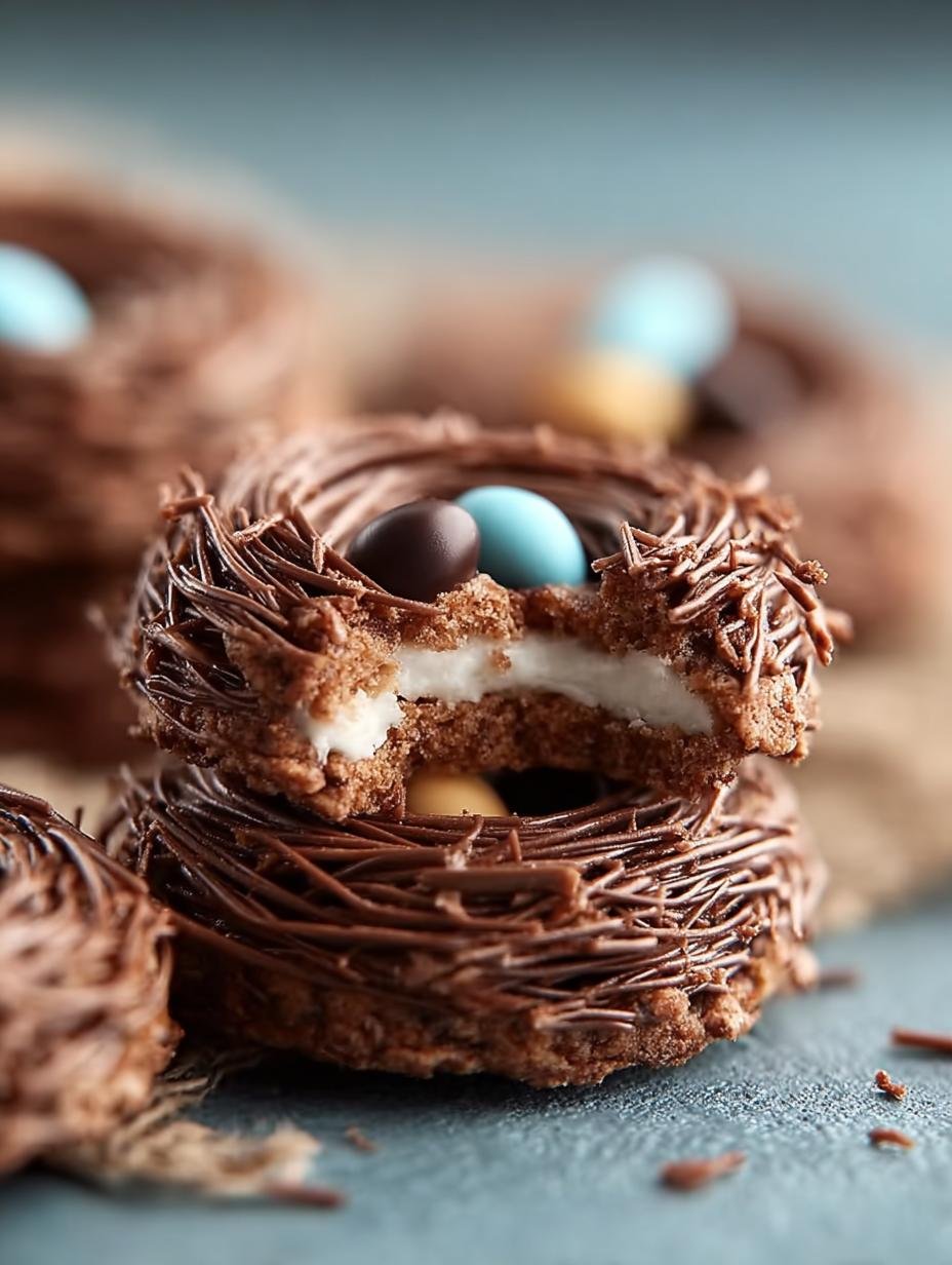 Chocolate Bird Nest Cookies: 5 Irresistible Easter Treats