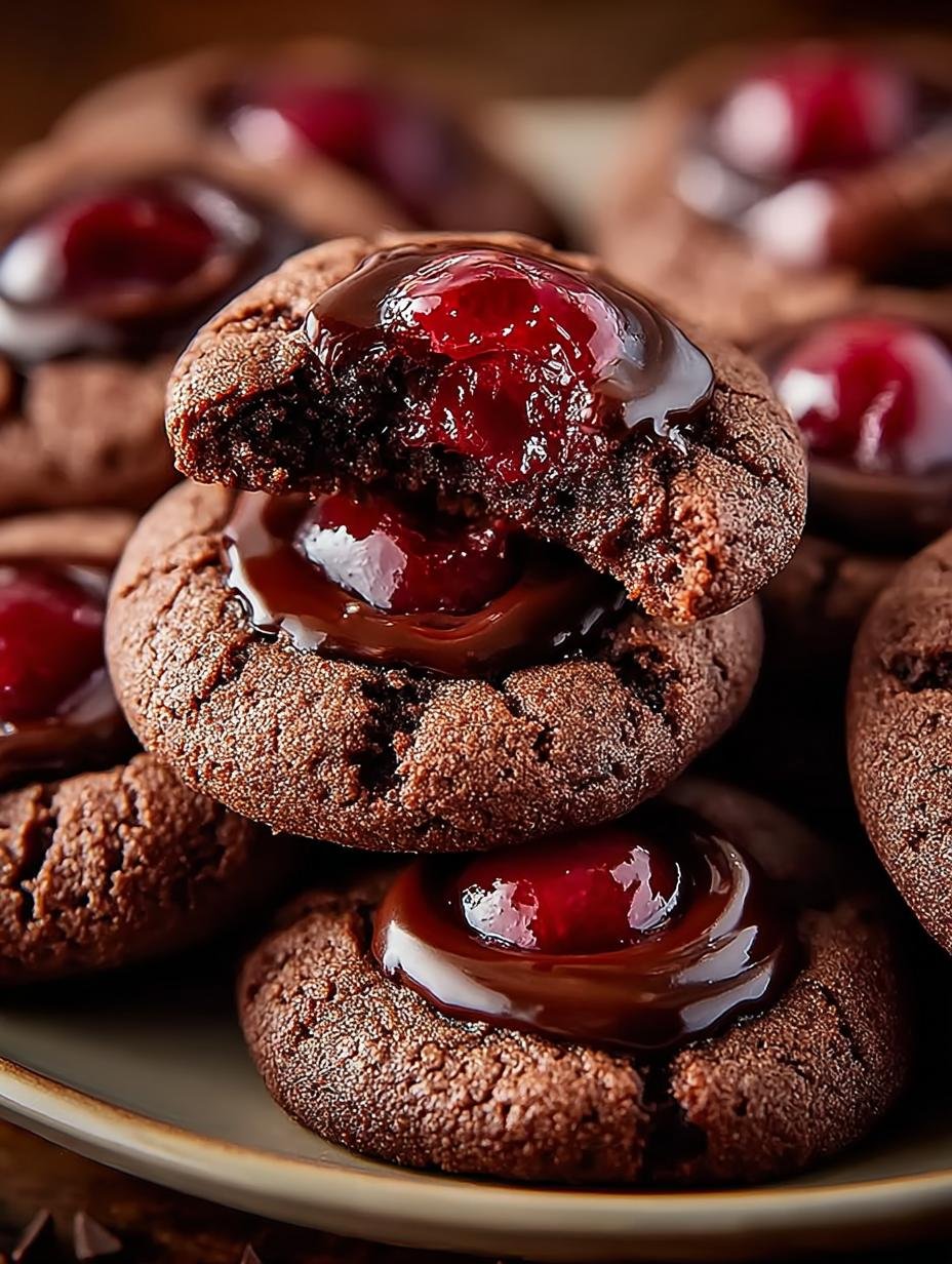 Irresistible Chocolate Cherry Cookies You Must Try - Chocolate Cherry Cookies - main visual representation