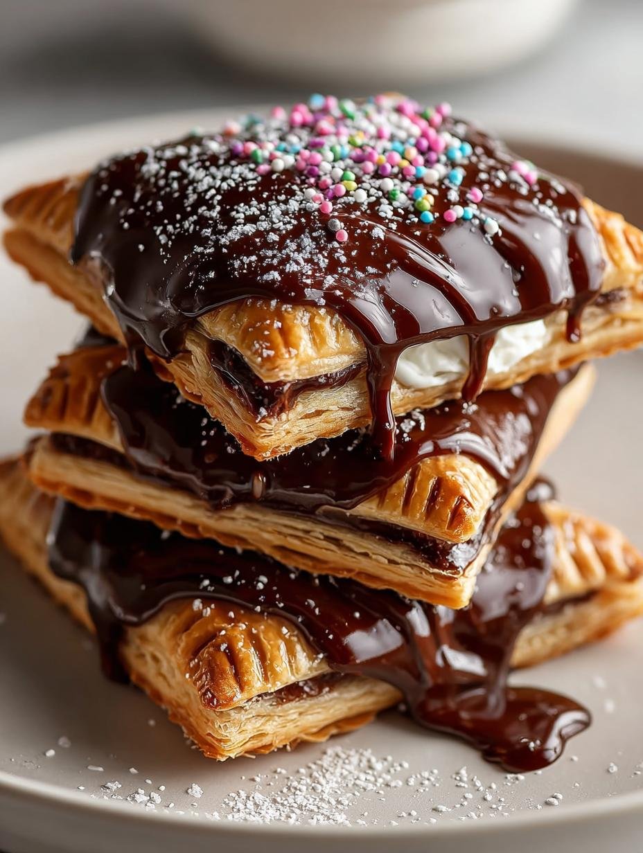 Chocolate Fudge Pop Tarts: 12 Irresistible Homemade Delights - Chocolate Fudge Pop Tarts - additional detail