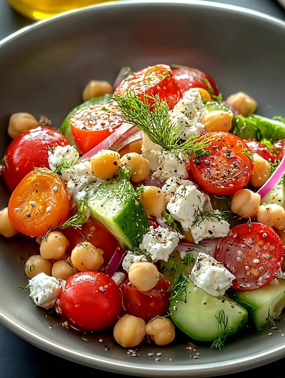 Cottage Cheese Chickpeas Salad: 5 Healthy Variations - Cottage Cheese Chickpeas Salad - additional detail