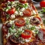 Cottage Cheese Flatbread Pizza