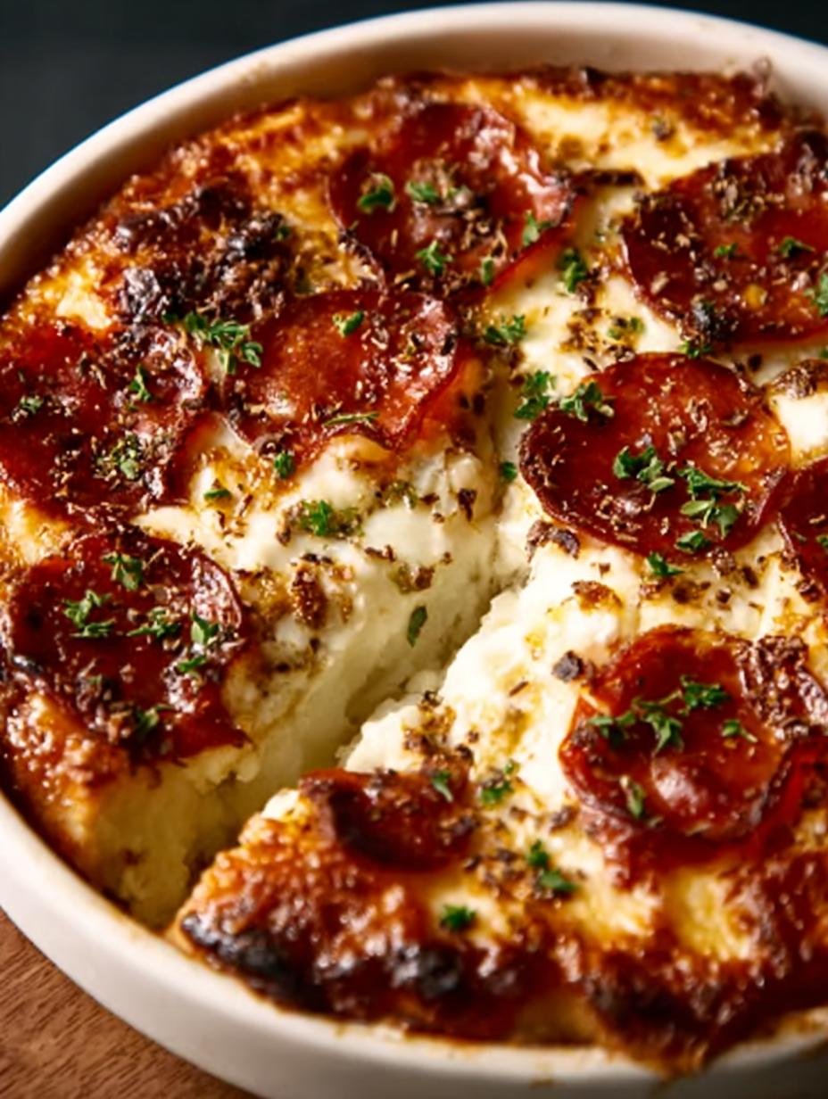 Cottage Cheese Pizza Bowl: 7-Minute Low-Carb Delight - Cottage Cheese Pizza Bowl - main visual representation