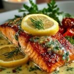 Creamy Baked Salmon with