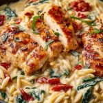 Creamy Tuscan Chicken Orzo