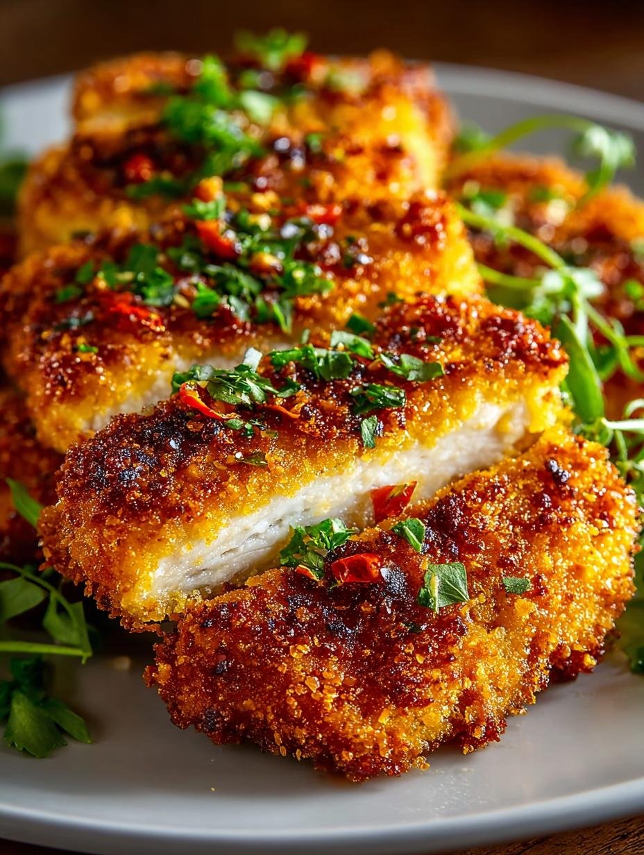 Crispy Baked Parmesan Crusted Chicken Cutlets Delight - Crispy Baked Parmesan Crusted - additional detail