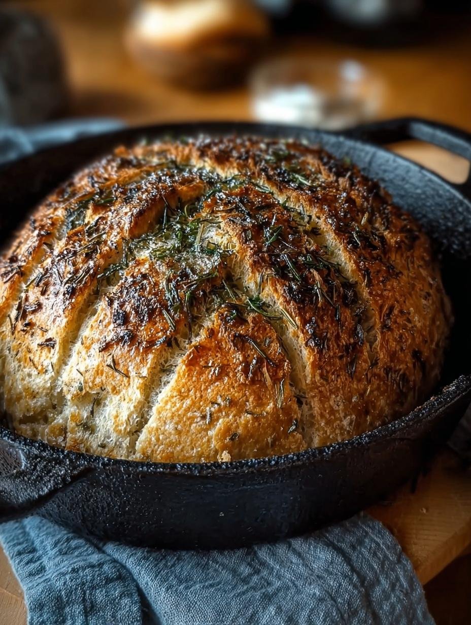 Dutch Oven Herb Bread: 7 Steps to Perfect Loaf - Dutch Oven Herb Bread - additional detail
