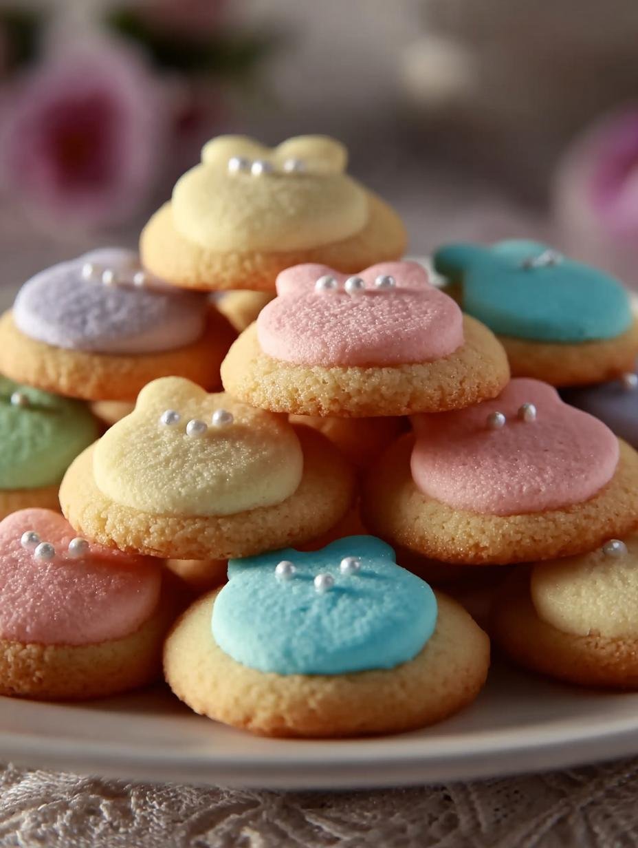 Adorable Easter Bunny Button Cookies for Spring Joy - Easter Bunny Button Cookies - main visual representation