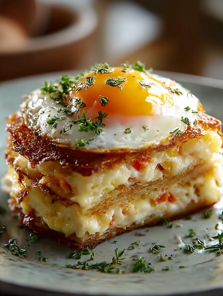 Irresistible Eggs Napoleon: Elegant Brunch Delight - Eggs Napoleon - main visual representation