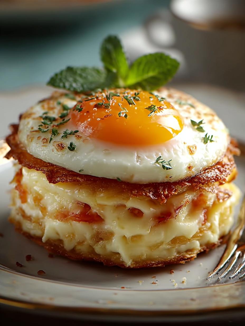 Irresistible Eggs Napoleon: Elegant Brunch Delight - Eggs Napoleon - additional detail