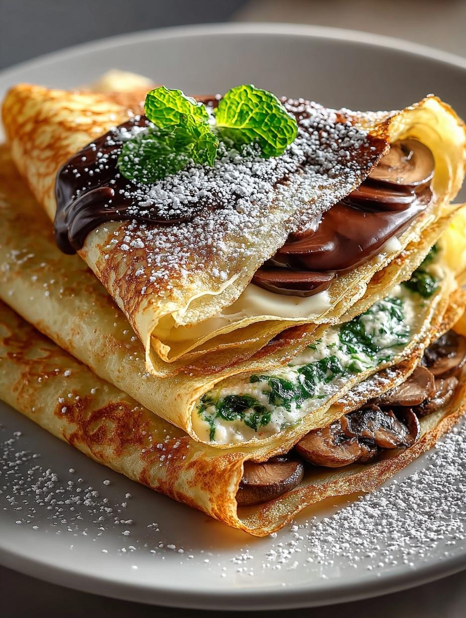 French Crepes Sweet Savory: 10 Delicious Filling Ideas - French Crepes Sweet Savory - main visual representation