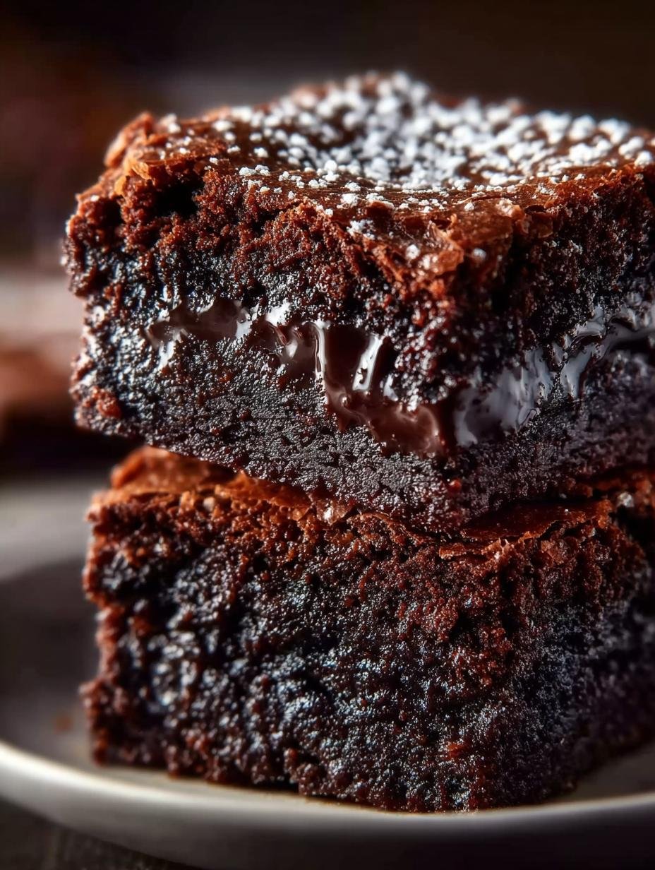 Decadent Fudgy Cocoa Brownies with Signature Crust - Fudgy Cocoa Brownies - main visual representation