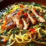 Ginger Garlic Chicken Noodle