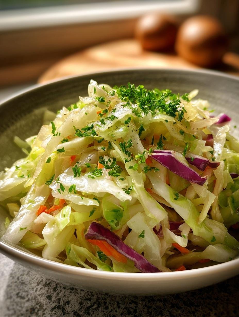 5-Minute Krautsalat German Cabbage Salad Recipe