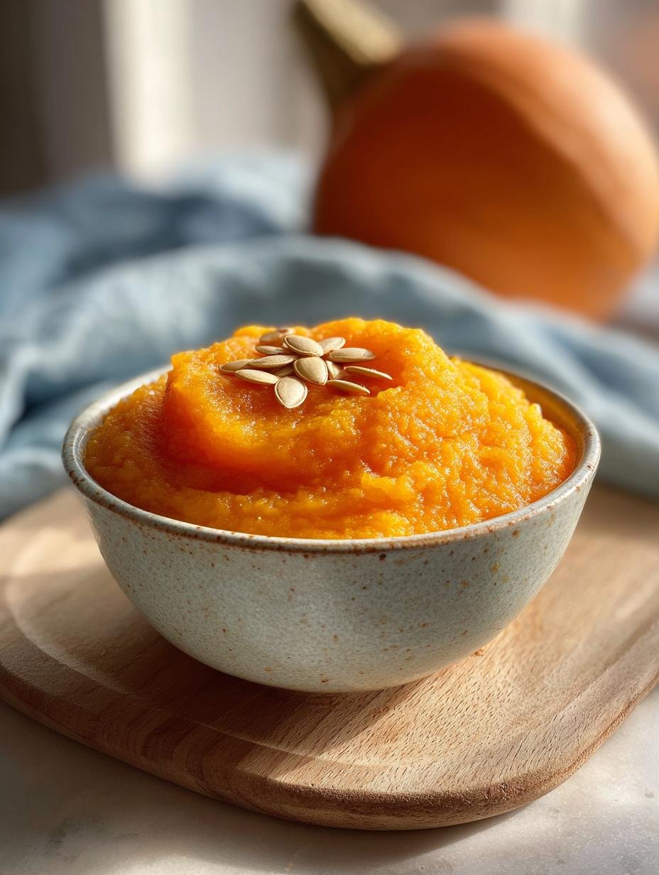 Kurbispuree From Fresh Pumpkin: 3 Simple Ingredients - Kurbispuree From Fresh Pumpkin - main visual representation