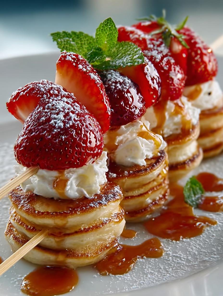 Mini Pancake Skewers: 5 Ways to Make Breakfast Fun - Mini Pancake Skewers - additional detail