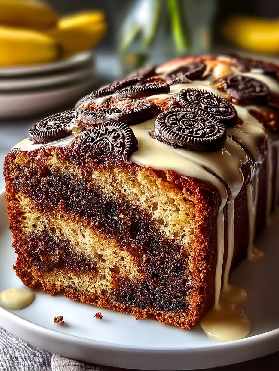 Heavenly Oreo Banana Bread: A Sweet Delight to Try - Oreo Banana Bread - main visual representation