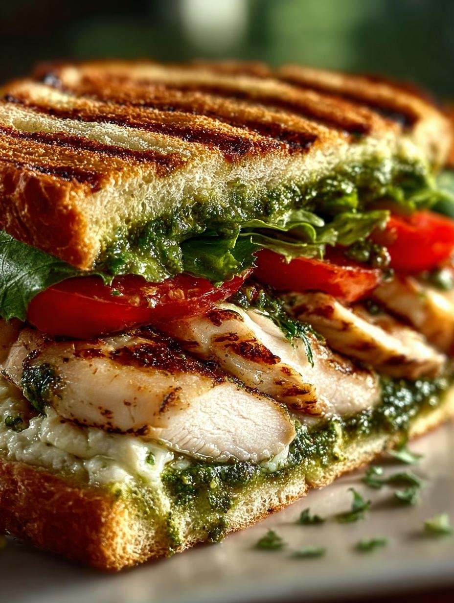 Pesto Chicken Delight Sandwich: 5 Reasons to Indulge Now - Pesto Chicken Delight Sandwich - additional detail