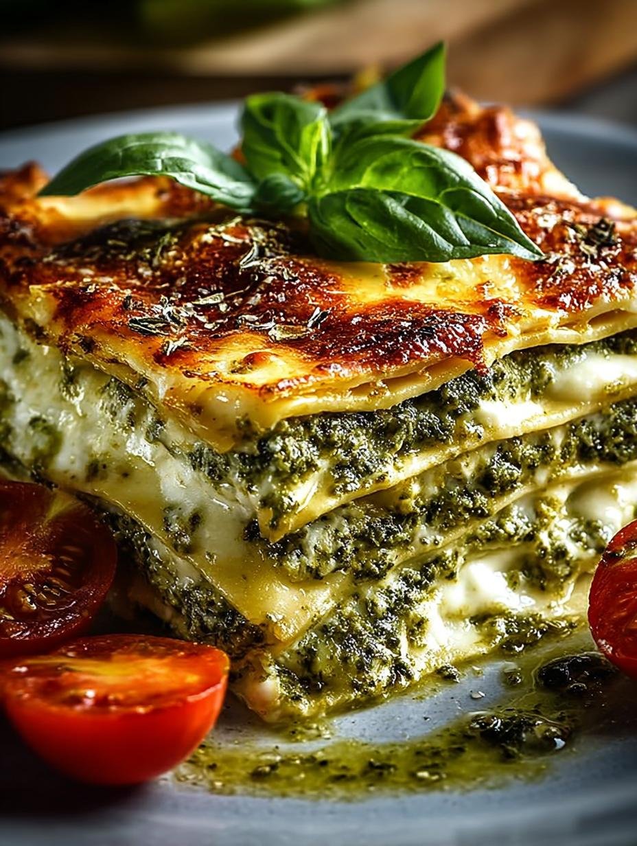 Ultimate Pesto Lasagna: 5 Layers of Creamy Deliciousness