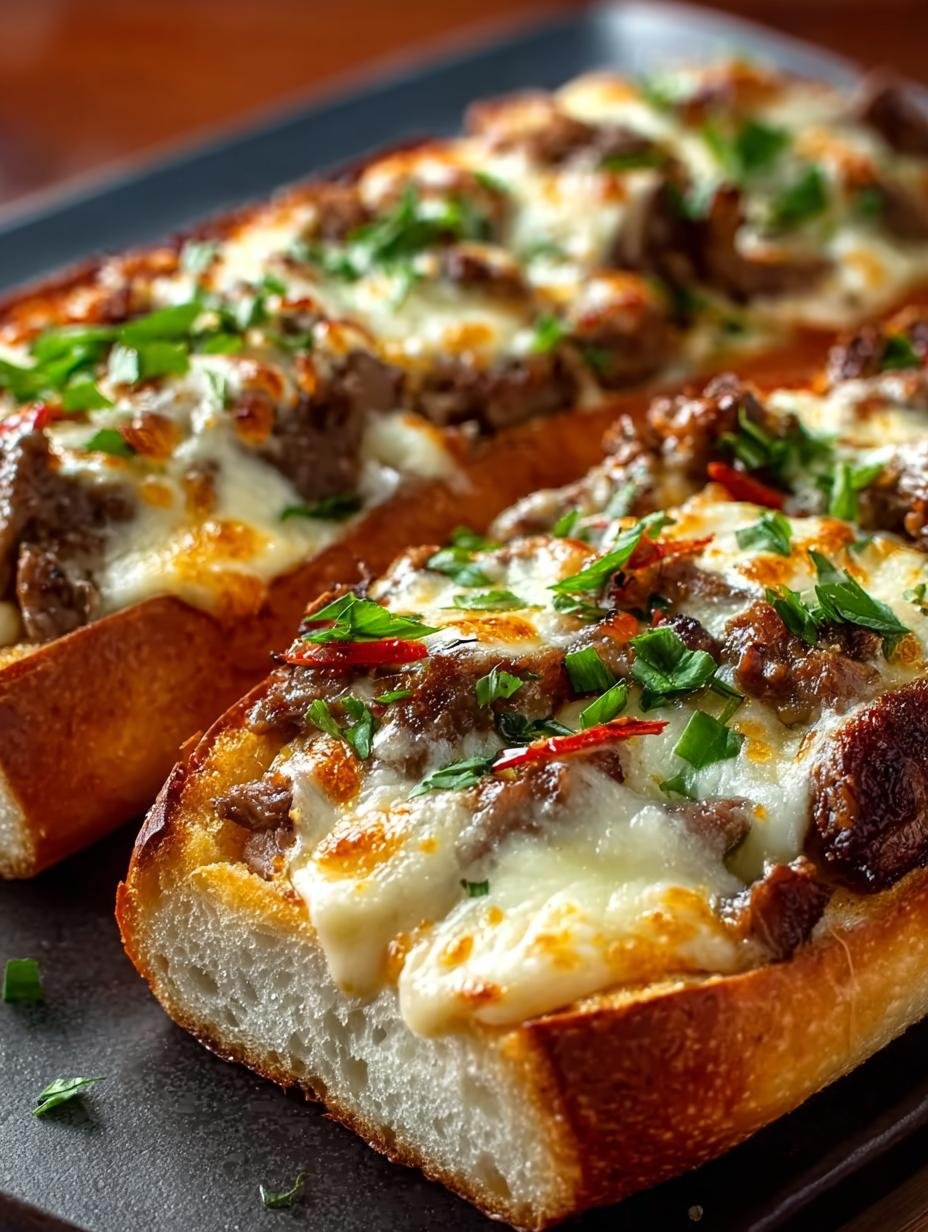 Delicious Philly Cheesesteak Cheesy Bread Recipe to Savor - Philly Cheesesteak Cheesy Bread - additional detail