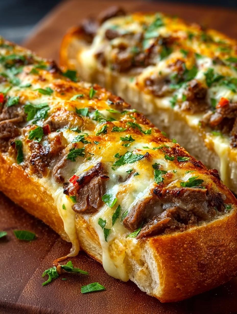 Delicious Philly Cheesesteak Cheesy Bread Recipe to Savor