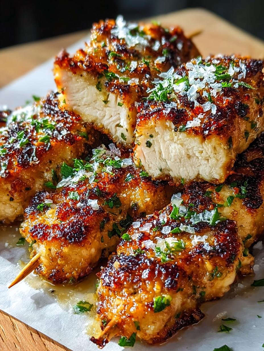 Ranch Garlic Parmesan Chicken Skewers: 5 Steps to Perfection