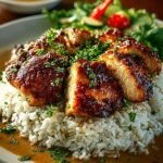 Smothered Chicken Rice