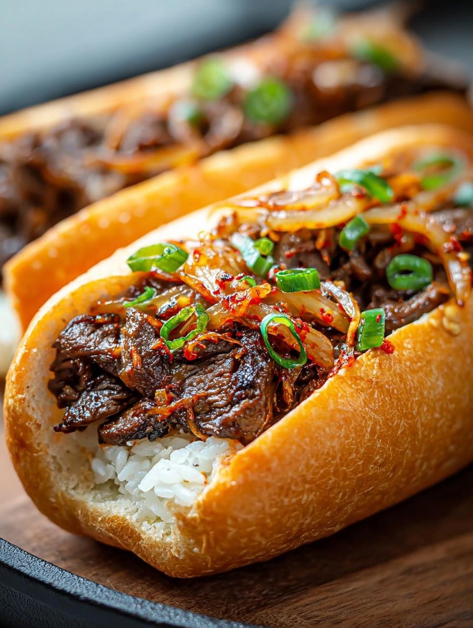 Bold Spicy Kimchi Bulgogi Cheesesteak You'll Love - Spicy Kimchi Bulgogi Cheesesteak - additional detail