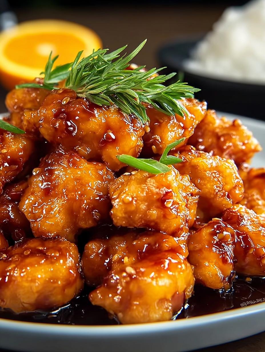 Sticky Crispy Orange Chicken: 5 Easy Steps to Perfection - Sticky Crispy Orange Chicken - main visual representation