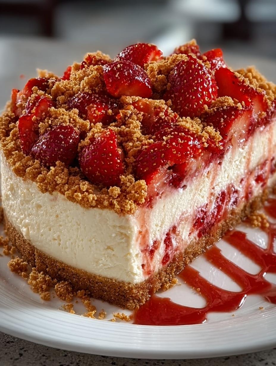Irresistible Strawberry Crunch Cheesecake Recipe for Summer