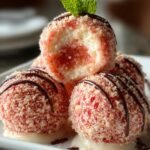 Strawberry Shortcake Cheesecake Truffles