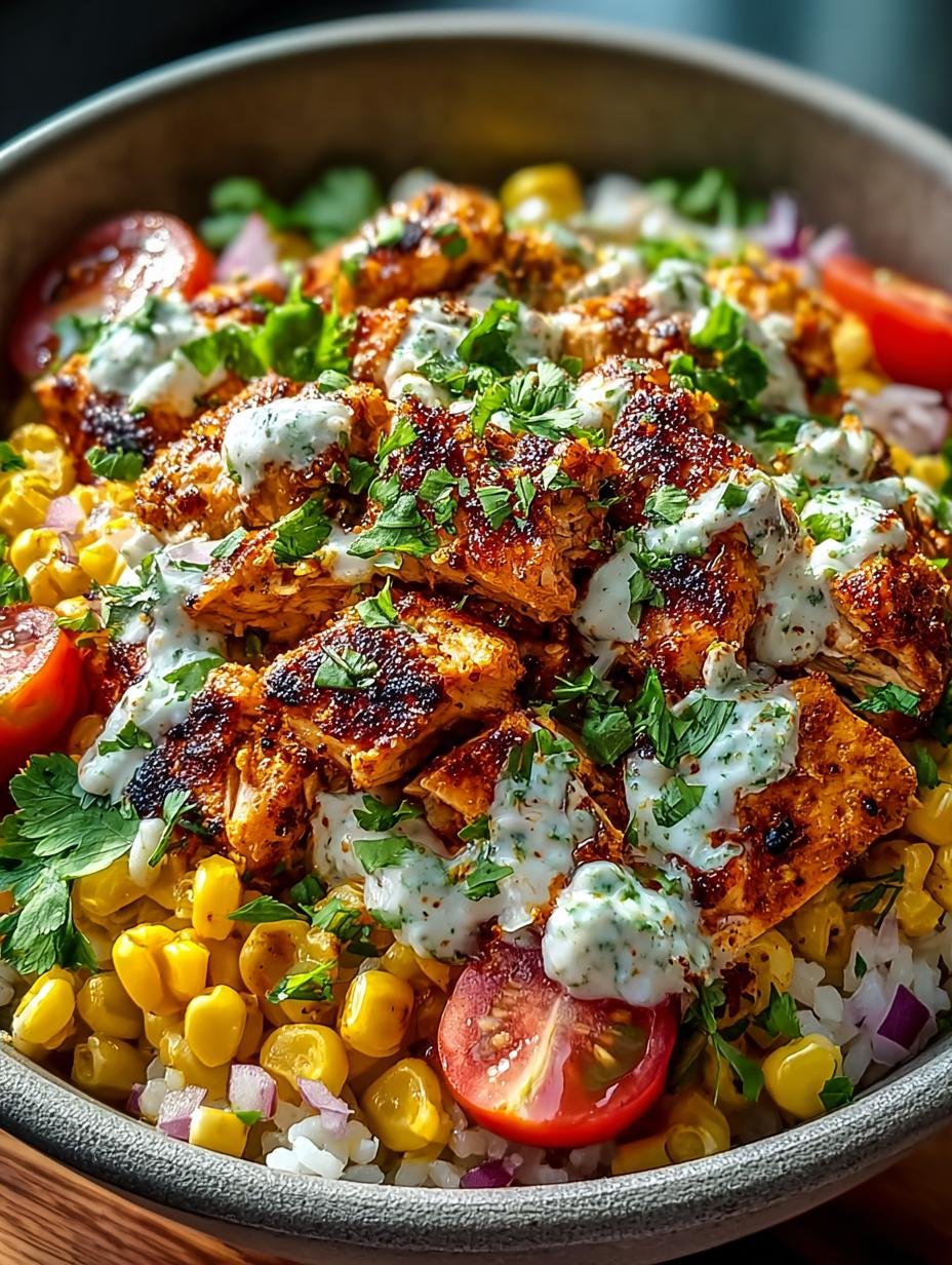 Delicious Street Corn Chicken Bowl Ready in 30 Minutes - Street Corn Chicken Bowl - additional detail