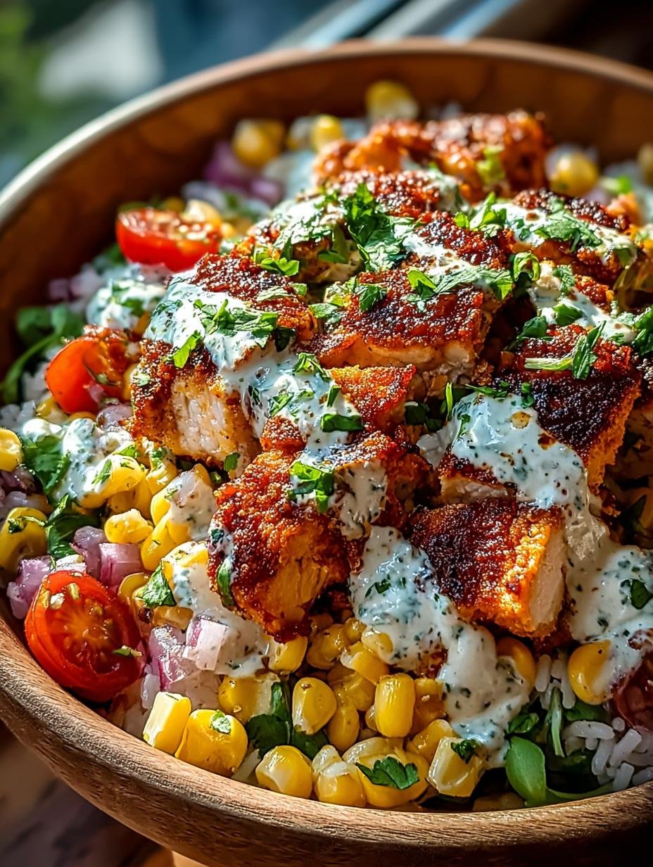 Delicious Street Corn Chicken Bowl Ready in 30 Minutes